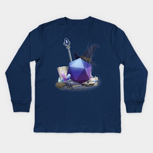 Mage Dice Kids Long Sleeve T-Shirt